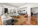 Modern living room showcasing a large sectional sofa and media center at 11618 Vinci Dr, Windermere, FL 34786