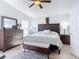 Large bedroom with king-size bed and plenty of closet space at 120 Crooked Pine Rd, Port Orange, FL 32128