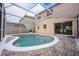 Inviting kidney-shaped pool with screened enclosure at 1266 Sandestin Way, Orlando, FL 32824