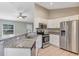 Modern kitchen with stainless steel appliances at 17 Walnut Crse, Ocala, FL 34480