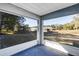 Spacious screened porch with view of the backyard at 17 Walnut Crse, Ocala, FL 34480