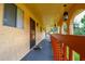 Residential hallway showcasing building's architecture at 2858 N Powers Dr # 123, Orlando, FL 32818