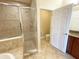 Bathroom with shower, toilet and vanity at 7580 Toscana Blvd # 834, Orlando, FL 32819