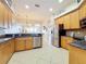 Kitchen with stainless steel appliances and granite counters at 8737 The Esplanade # 65, Orlando, FL 32836