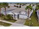 Aerial view of single-Gathering home with two-car garage at 1506 Bunker Dr, Davenport, FL 33896