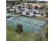 Aerial view of community pickleball courts at 1506 Bunker Dr, Davenport, FL 33896