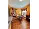 Kitchen breakfast nook with wood cabinets and window seating at 1701 Sparkling Water Cir, Ocoee, FL 34761