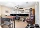 Home office loft with multiple computer monitors and a leather chair at 2210 Kentucky Derby Dr, Orlando, FL 32825