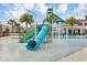 Community waterpark with a fun slide and water features for  at 2616 Santosh Cv, Kissimmee, FL 34746