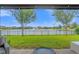 Enjoy serene lake views from this covered patio at 2662 Tahoe Ter, St Cloud, FL 34771