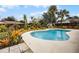 Inviting kidney-shaped pool surrounded by tropical landscaping at 2700 Dorado Ct, Apopka, FL 32703