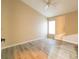 Simple bedroom with vinyl plank flooring and window blinds at 3202 Alling, Deltona, FL 32725