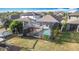 Aerial view of house with pool and backyard at 3465 Middlebrook Pl, Harmony, FL 34773