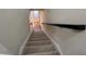 Carpeted staircase leading to the upper level of the home at 3656 Brighton Park Cir, Orlando, FL 32812