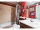 Full bathroom with shower/tub combo and vanity at 4239 Shades Crest Ln, Sanford, FL 32773