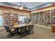 Community library with ample seating and bookshelves at 490 Sweetwater Way, Haines City, FL 33844