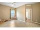 Second bedroom with wood-look floors and access to a shared bathroom at 745 Andrew St, Eustis, FL 32726