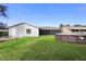 Large backyard with screened porch and above ground pool at 10140 Bridlewood Ave, Orlando, FL 32825