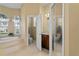 Bathroom with soaking tub, walk-in shower, and toilet at 107 Alexandra Woods Dr, Debary, FL 32713