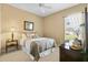 Cozy bedroom with a double bed and ample closet space at 107 Alexandra Woods Dr, Debary, FL 32713