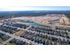 Aerial view of a large residential community with new construction at 1534 Marksman Rd, Eagle Lake, FL 33839