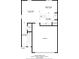 First floor plan showcasing living room, kitchen, and garage at 1534 Marksman Rd, Eagle Lake, FL 33839