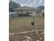 Backyard view of house behind chain link fence at 160 Clay Cut Cir, Haines City, FL 33844