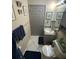 Bathroom with toilet, sink, and vanity at 160 Clay Cut Cir, Haines City, FL 33844