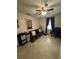 Bright bedroom with futon, and workspace at 160 Clay Cut Cir, Haines City, FL 33844