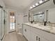 Modern bathroom with double vanity and walk-in shower at 240 Shady Oaks Cir, Lake Mary, FL 32746