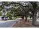 Residential street with mature oak trees at 2845 Oak Lea Dr, South Daytona, FL 32119