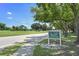 The Greens Condominiums entrance sign, welcoming residents and guests to the community at 466 W Par St # 466, Orlando, FL 32804