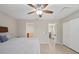 Main bedroom with ensuite access and walk-in closet at 466 W Par St # 466, Orlando, FL 32804