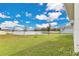 Backyard with pond view and grassy area at 5302 Royal Point Ave, Kissimmee, FL 34746