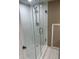 Large walk-in shower with glass enclosure at 5392 Elm Ct # 363, Orlando, FL 32811