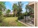 Private patio with seating area and lush landscaping at 602 Iris St, Altamonte Springs, FL 32714