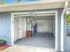 Garage with epoxy floor, and ample storage space at 608 Powers Ave, Port Orange, FL 32127