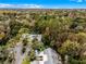 Aerial view showing home's location in wooded area at 717 Glasgow Ct, Winter Springs, FL 32708