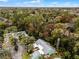 Aerial view showcasing home location and surrounding trees at 717 Glasgow Ct, Winter Springs, FL 32708