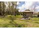 Community picnic area with grills, tables, and covered pavilion at 717 Glasgow Ct, Winter Springs, FL 32708