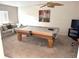 Game room featuring a pool table and comfortable seating at 800 Woodlark Dr, Davenport, FL 33897