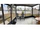 Relaxing screened porch with backyard view at 800 Woodlark Dr, Davenport, FL 33897