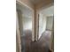 Hallway with carpet and two bedroom doors at 8692 Wellington Blue Ln, Windermere, FL 34786