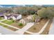 Aerial view of a house and surrounding neighborhood at 905 Hatteras Ave, Minneola, FL 34715