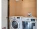 Convenient laundry room with washer and dryer at 905 Hatteras Ave, Minneola, FL 34715