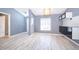 Modern dining room with tile floors and chandelier at 4089 Sw 133Rd Loop, Ocala, FL 34473