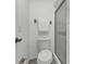 Bathroom with toilet and enclosed shower at 123 Golf Club Dr, Longwood, FL 32779