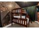 Harry Potter themed bedroom with bunk beds and brick wall feature at 14531 Damai Ln, Orlando, FL 32821