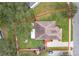 Aerial view showcasing house and backyard at 1511 Dunn Cove Dr, Apopka, FL 32703