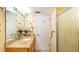 Bright bathroom with granite vanity and updated shower at 1513 Ocean Shore Blvd # 8F, Ormond Beach, FL 32176